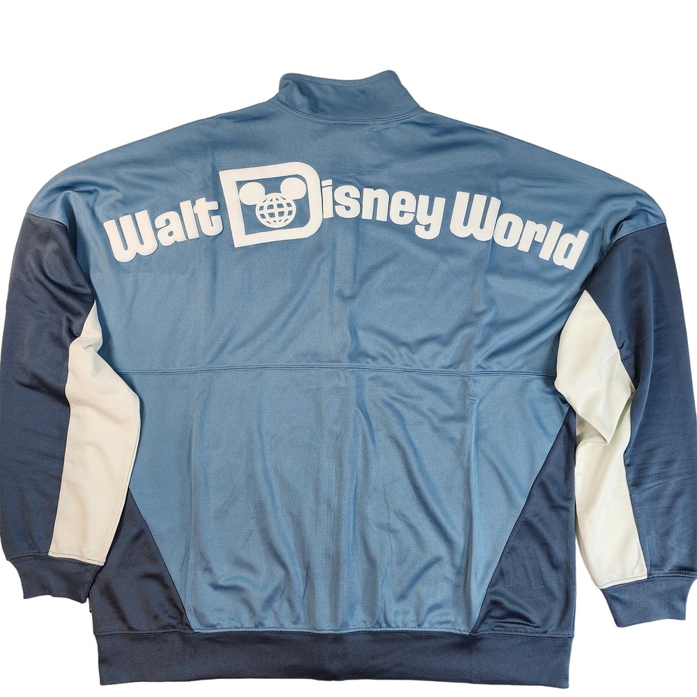 Disney Blue Spirit Jersey Zip up Jacket - L